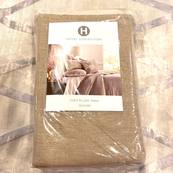 New Hotel Collection Remnant Euro Pillow Sham Retail $135 - Picture 1 of 4